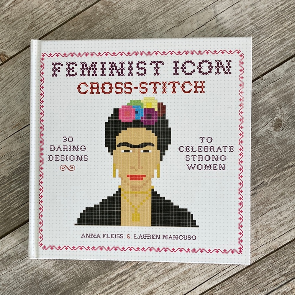 Feminist Icon Cross-Stitch pattern book